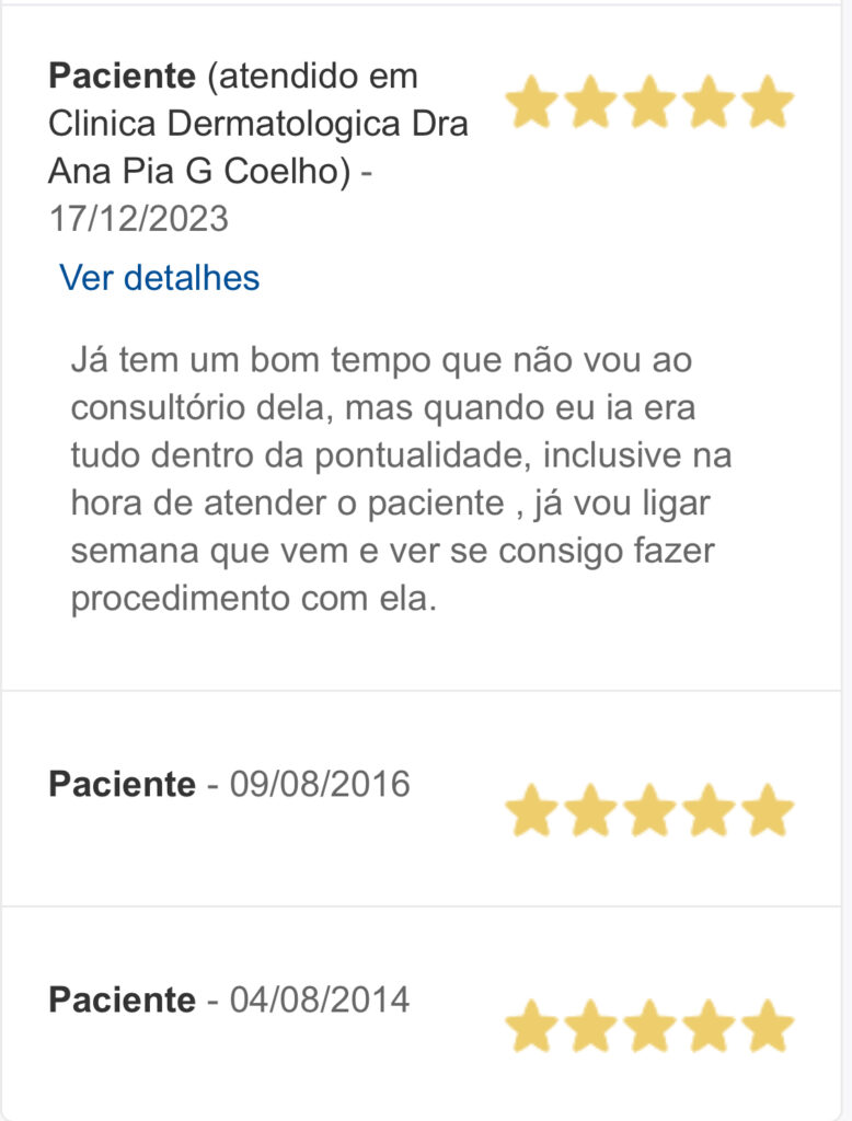Avaliação Cirurgia Dermatológica